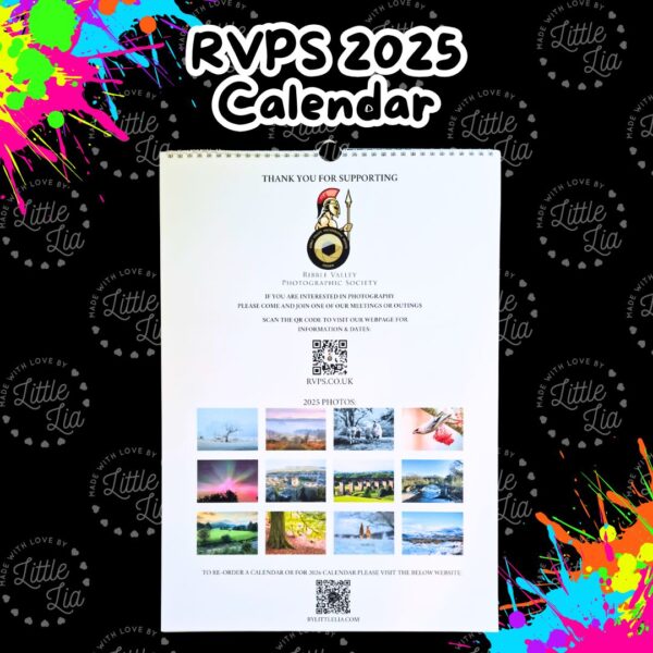 Ribble Valley Photography Society 2025 A3 Calendar - Image 2