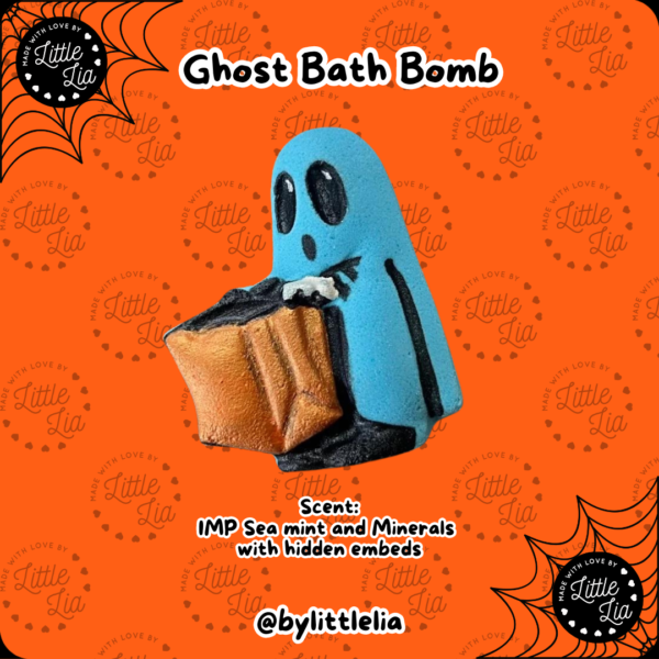 Ghost Bath Bomb by LittleFizzBomb