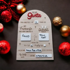 Dear Santa Christmas Wish List - Personalised